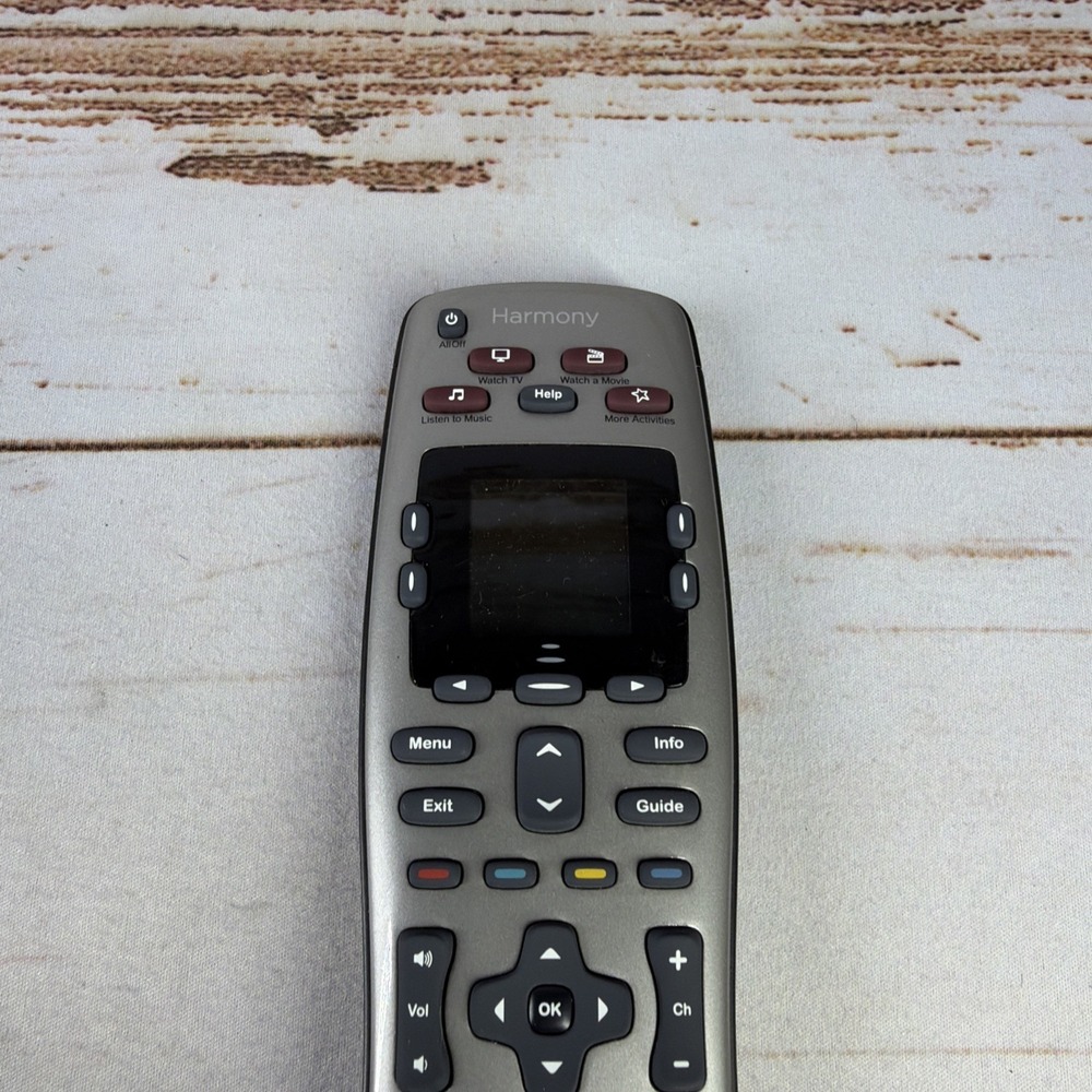 Logitech Harmony 650 Programmable Universal Remote Color Screen Tested Used - Picture 2 of 4